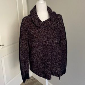 The Limited cowl neck multi color sweater